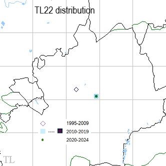 Grizzled Skipper TL22 distribution