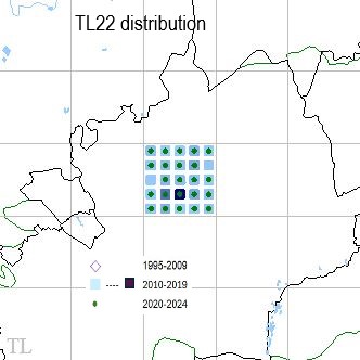 Small Tortoiseshell TL22 distribution